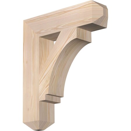 Ekena Millwork Imperial Craftsman Smooth Bracket, Douglas Fir, 5 1/2"W x 24"D x 28"H BKT06X24X28IMP04SDF